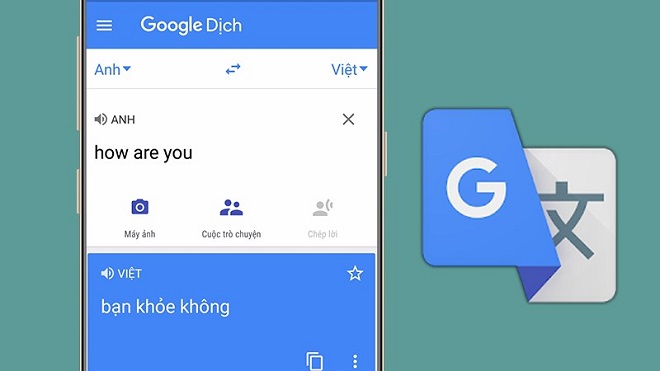 Chuyển đổi tiếng Trung sang tiếng Việt bằng google dịch.