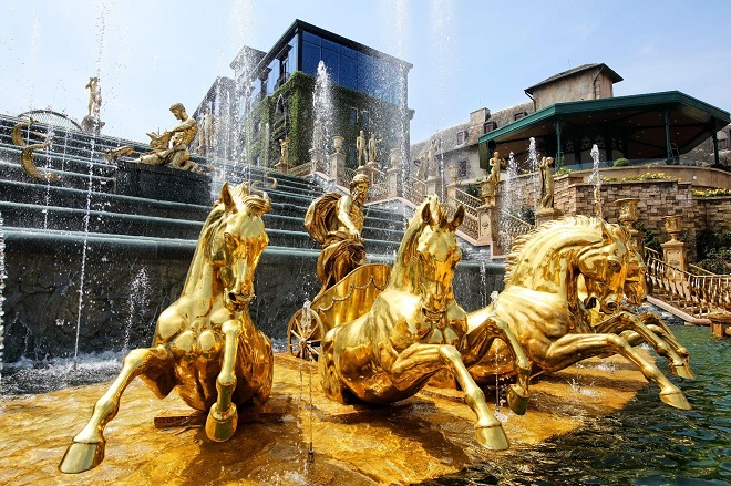 Thác Thần Mặt trời tại Sun World Ba Na Hills.