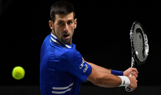 Tay vợt Novak Djokovic. Ảnh: AFP