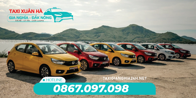 Dịch vụ Taxi Gia Nghĩa Đắk Nông 24h giá rẻ - Xuân Hà