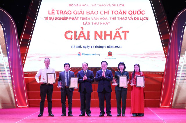 94 tác phẩm được trao giải báo chí về văn hóa, thể thao, du lịch