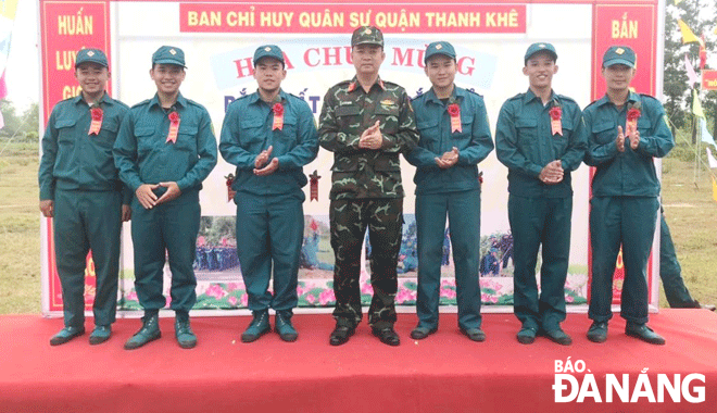 Đảng ủy Quân sự quận Thanh Khê lãnh đạo hiệu quả công tác quân sự, quốc phòng