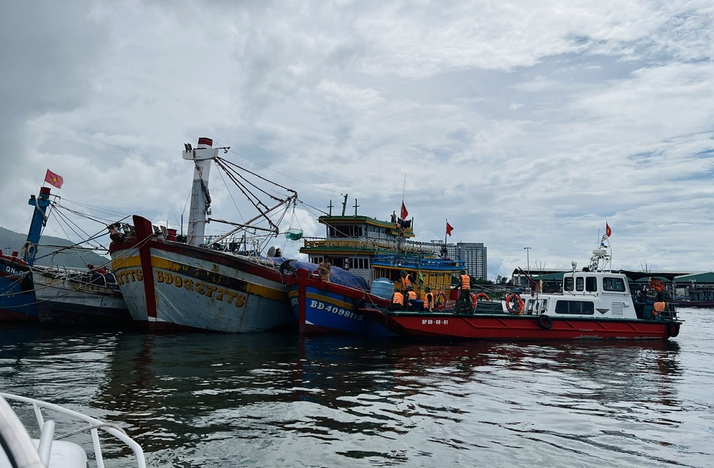 Biên phòng Đà Nẵng tăng cường lực lượng ứng phó áp thấp nhiệt đới