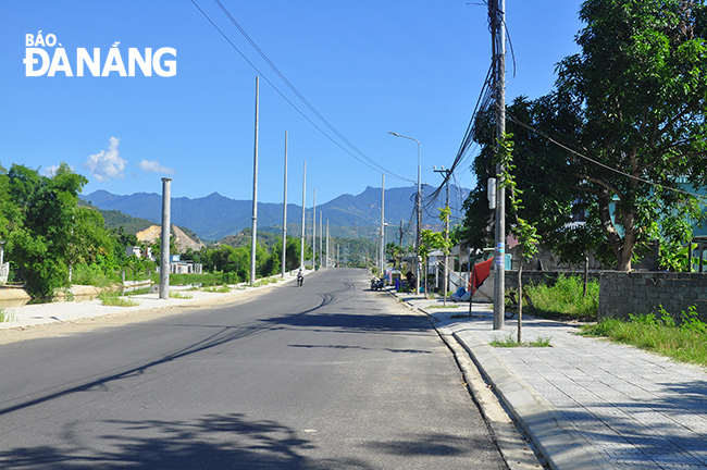 A section of the DT601 road has been upgraded. Photo: THANH LAN