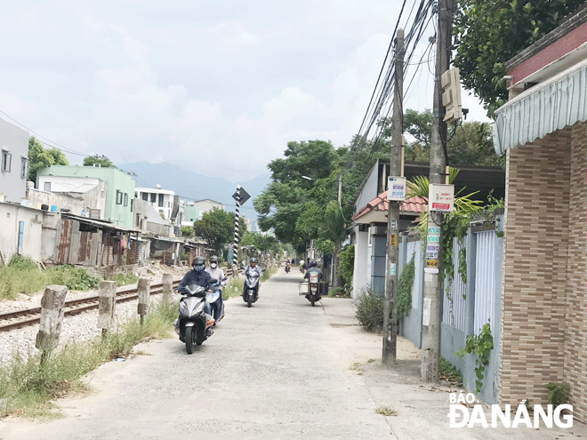 Tình trạng nhà không số, đường không tên tại tổ 10 phường Hòa Hiệp Nam, quận Liên Chiểu. Ảnh: K.H