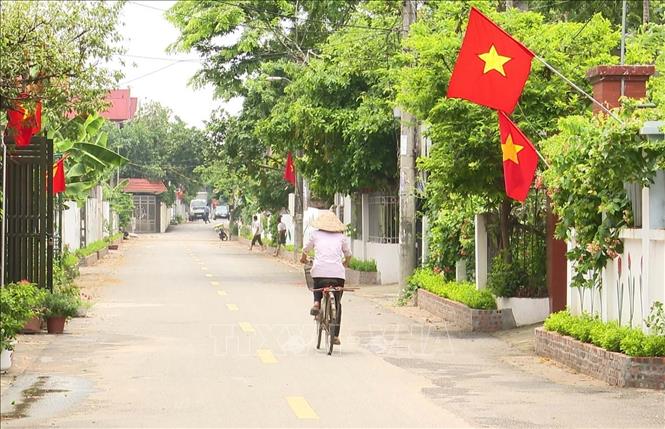 Đường giao thông nông thôn mới tại xã Liên Châu, huyện Yên Lạc, Vĩnh Phúc. Ảnh minh họa: Nguyễn Thảo/TTXVN