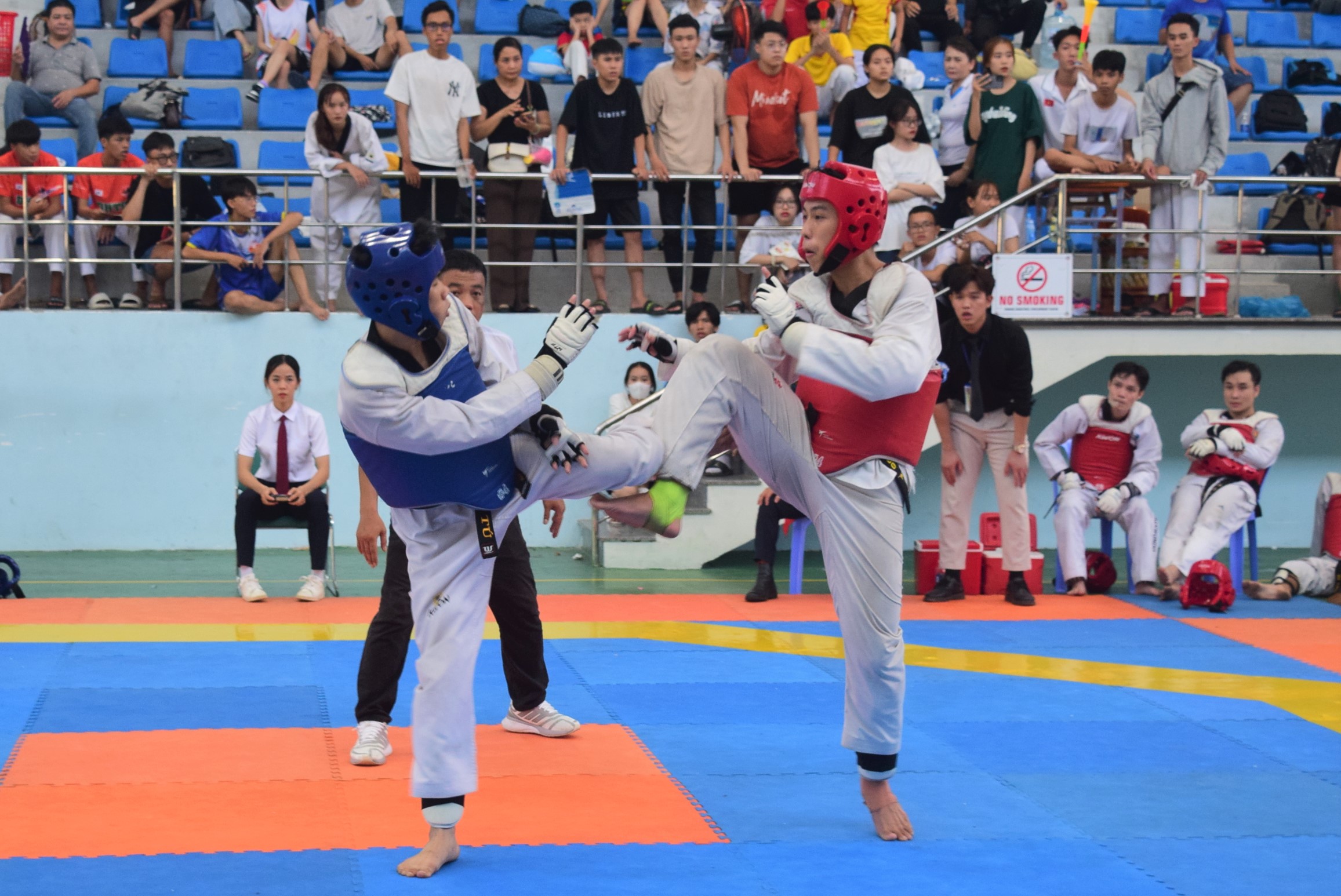 Trong các phong trào thể dục - thể thao của thành phố, Taekwondo được ghi nhận là bộ môn phát triển đều và mạnh nhất. Ảnh: P.N