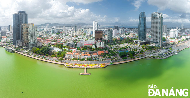 Một góc thành phố Đà Nẵng.Ảnh: N.T