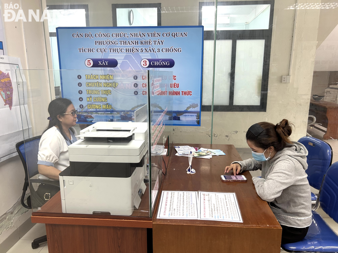 Thanh Khe District PC topped the list of the district-level PCs in rankings for IT application in 2022