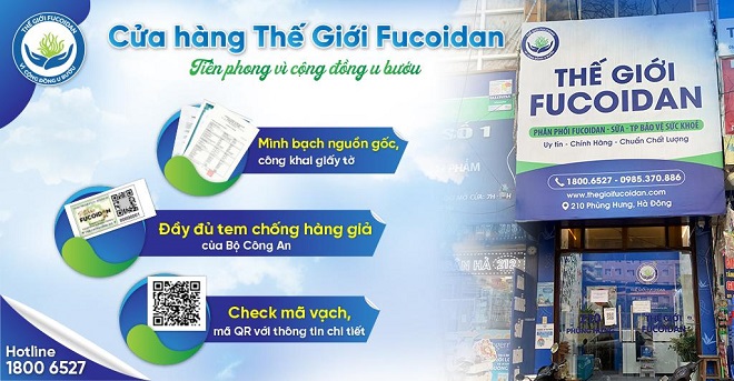 Mua Fucoidan chính hãng đến ngay Thế giới Fucoidan.