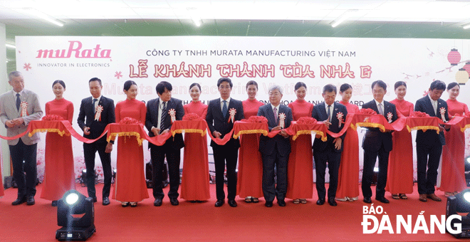 The Murata Manufacturing Viet Nam Company inaugurates the building G. Photo: M.Q