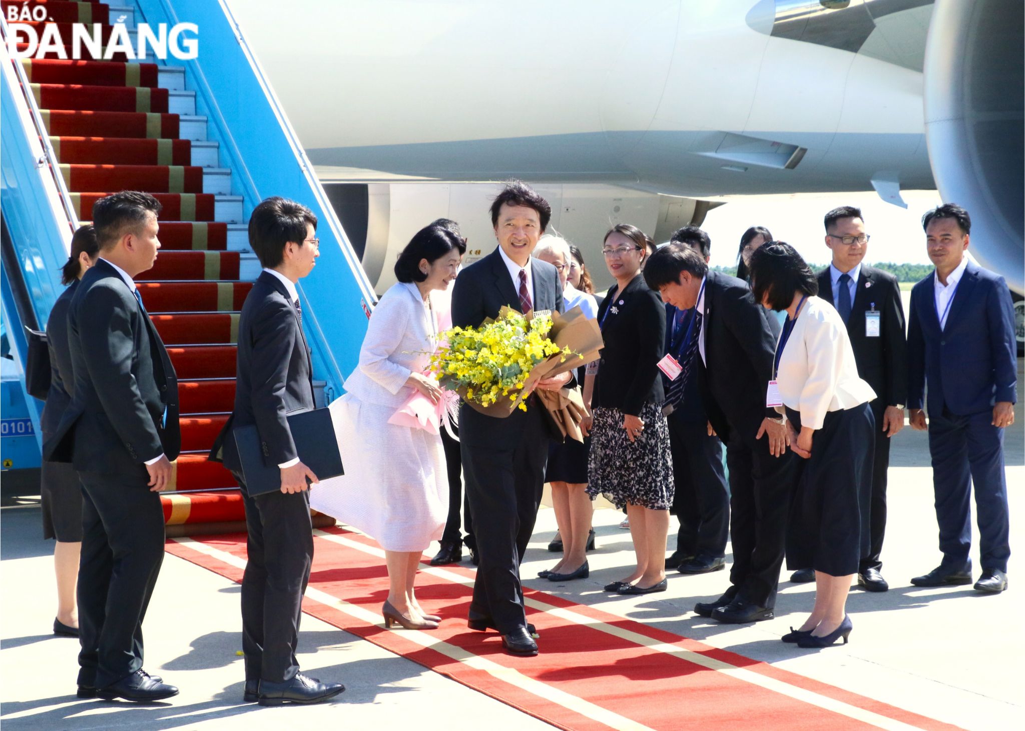 Japanese Crown Prince Akishino and Princess Kawashima Kiko visited Hoi An City and meet with leaders of Quang Nam Province on September 23. They are scheduled to pay a courtesy visit to leaders of Da Nang on September 24. Photo: T.P 