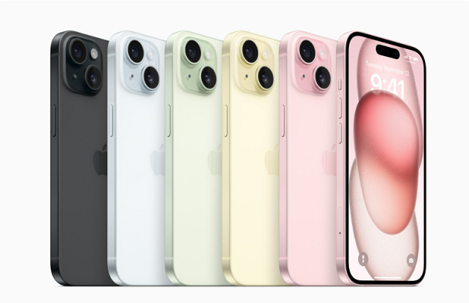 Bản màu pastel lạ mắt của phiên bản iPhone 15 & iPhone 15 Plus.