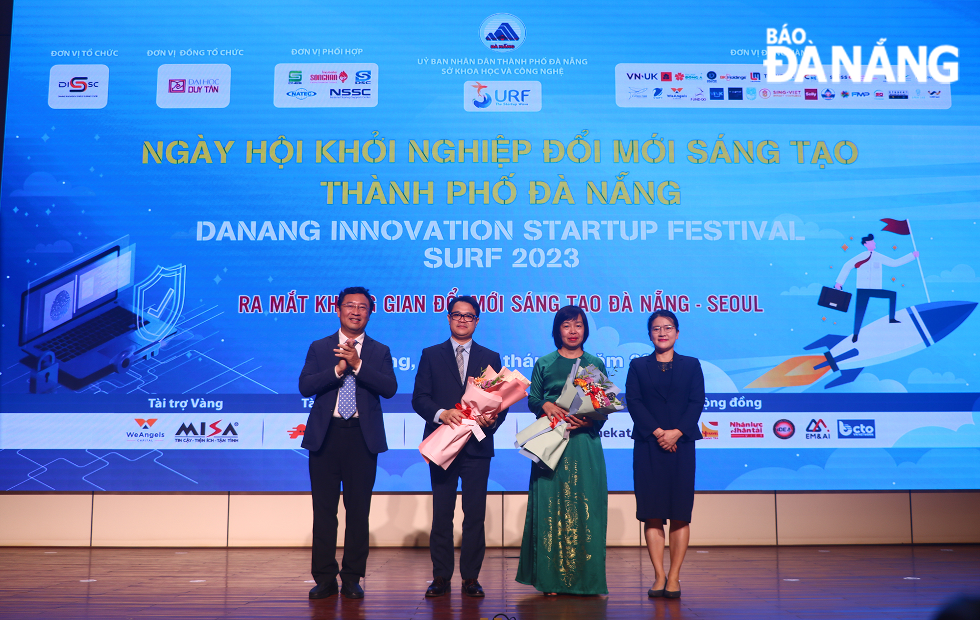 The launching of the Da Nang - Seoul innovation startup space