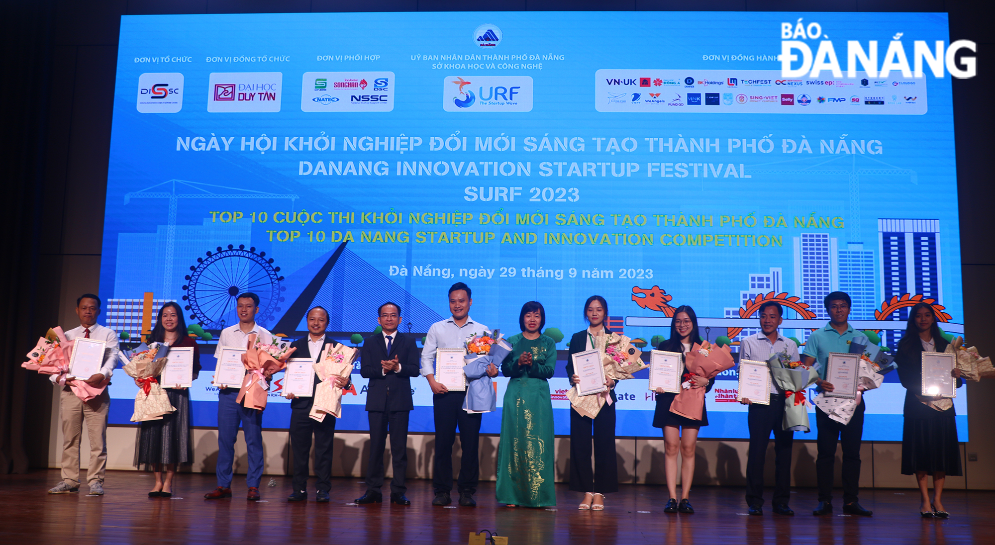 Top 10 most outstanding startup projects are selected for the final round of the SURF Innovation Startup Competition 2023 