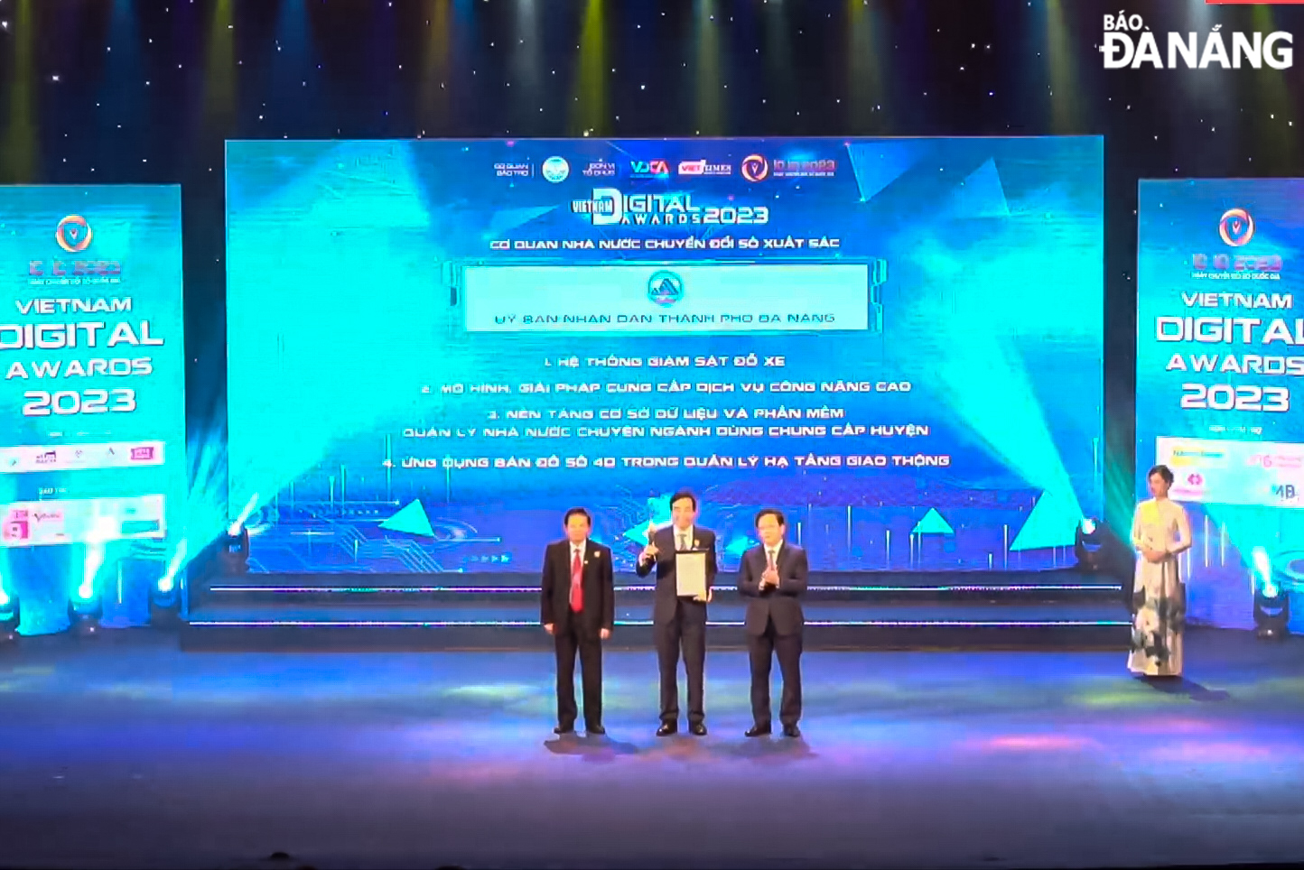 Đà Nẵng nhận giải thưởng cơ quan Nhà nước chuyển đổi số xuất sắc năm 2023