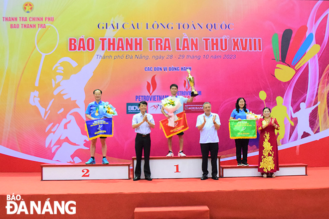 Bắc Giang giành giải Nhất toàn đoàn giải cầu lông ngành Thanh tra