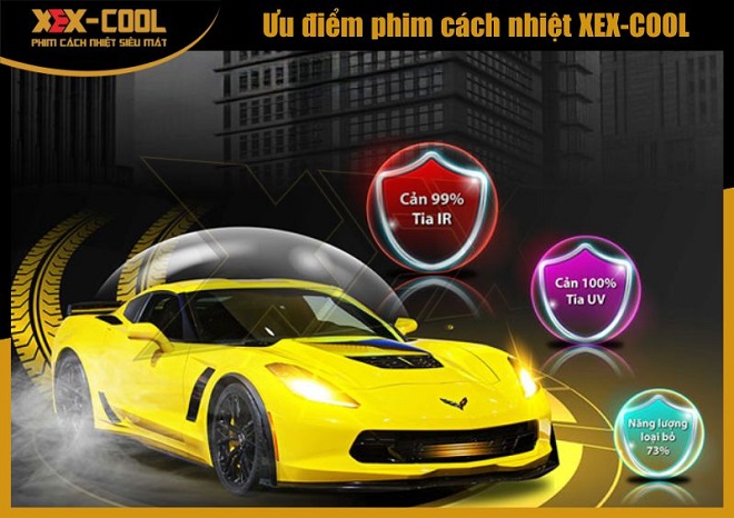 Phim cách nhiệt XEXCOOL sở hữu nhiều ưu điểm.