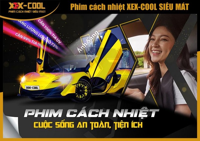 Phim cách nhiệt XEX-COOL siêu mát mang lại cuộc sống tiện ích hơn.