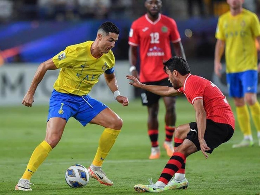  Ronaldo ghi bàn giúp Al Nassr thắng Istiklol 3-1. Ảnh: Al Nassr