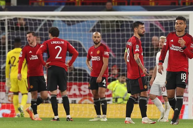 M.U thua trận thứ 2 liên tiếp ở Champions League. (Nguồn: Getty Images)