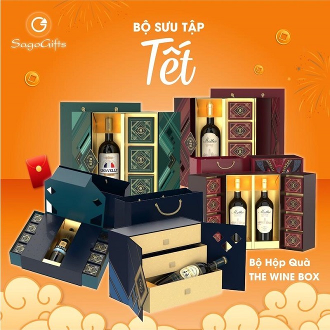 Quà Tết rượu vang SagoGifts.