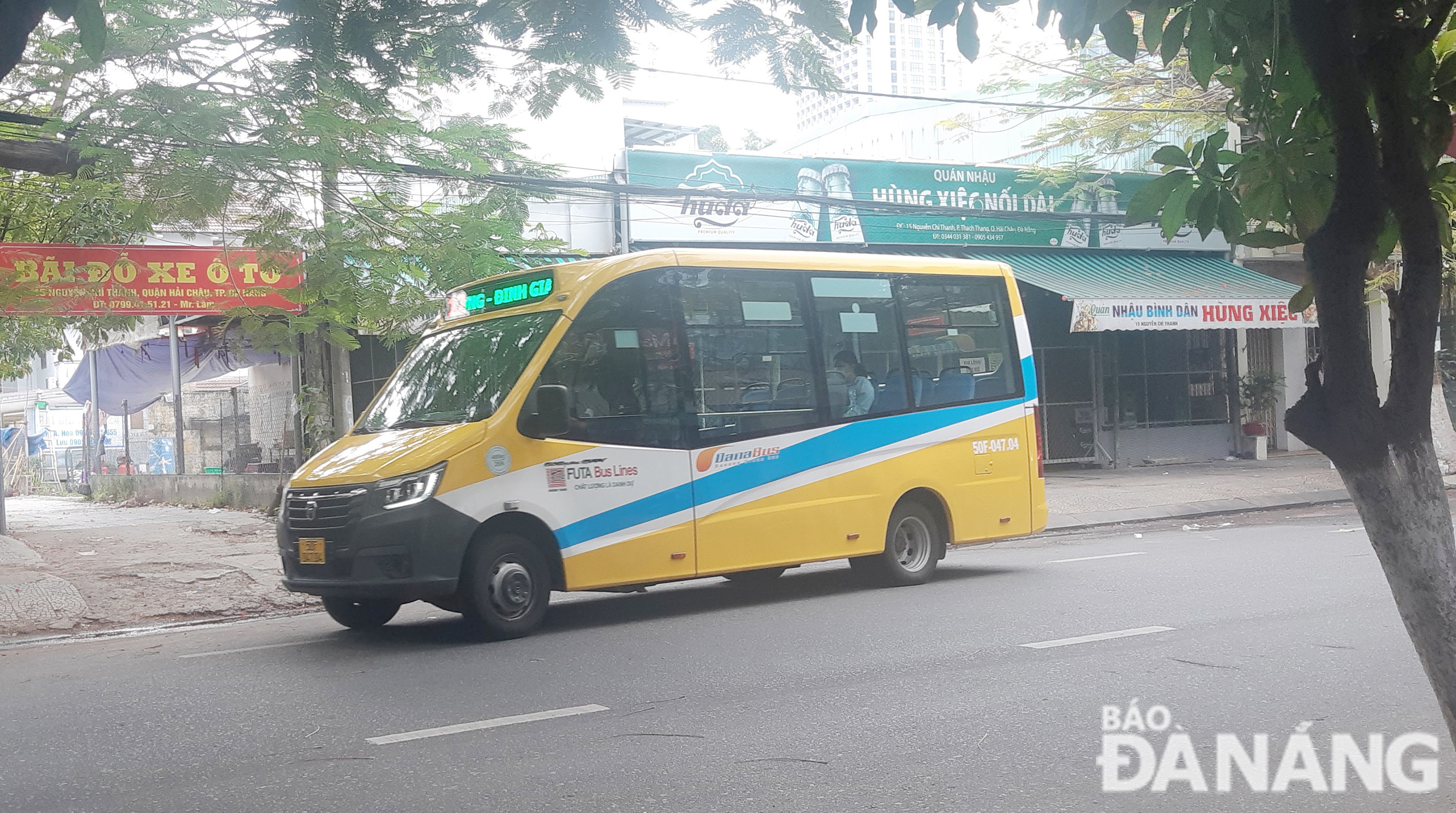 A subsidised intra-city bus operating in the city