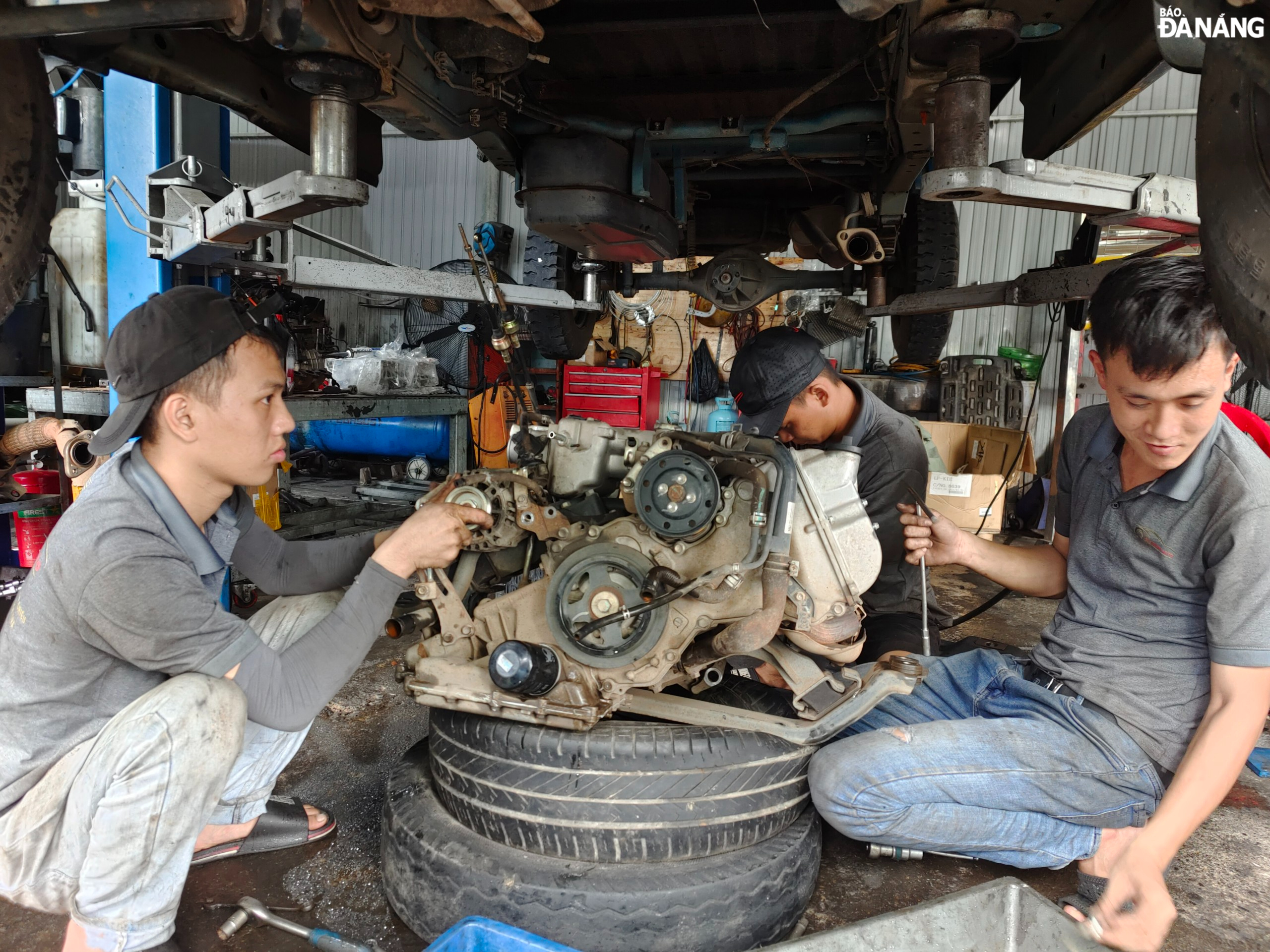 It often takes a lot of time to repair vehicles with water getting in engine 