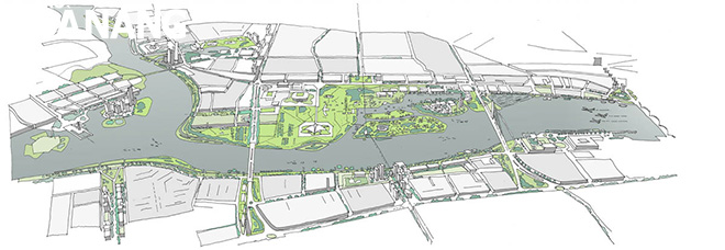 Technical plan for urban planning along the Han River. Photo: G.P