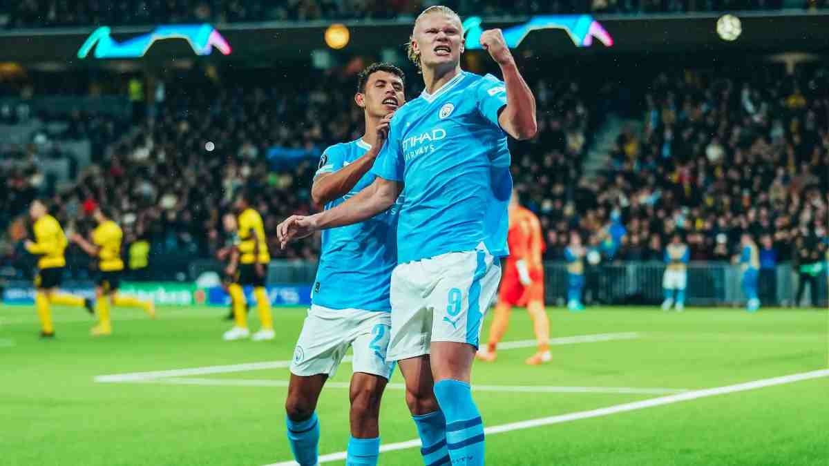  Man City đặt 1 chân vào vòng knock-out. (Nguồn: Getty Images)