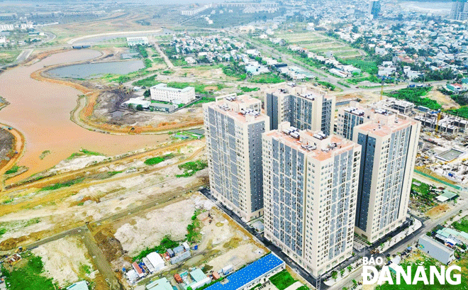 The Saigon - Da Nang Investment Corporation-developed social housing project at the Bau Tram Lakeside Green Urban Area project in Hoa Hiep Nam Ward, Lien Chieu District.