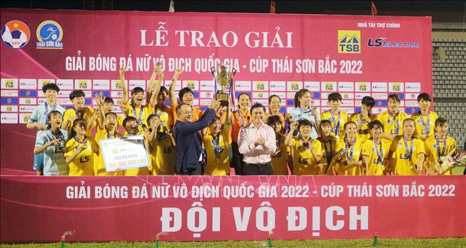 Tăng các mức thưởng Giải bóng đá nữ Vô địch Quốc gia - Cúp Thái Sơn Bắc 2023