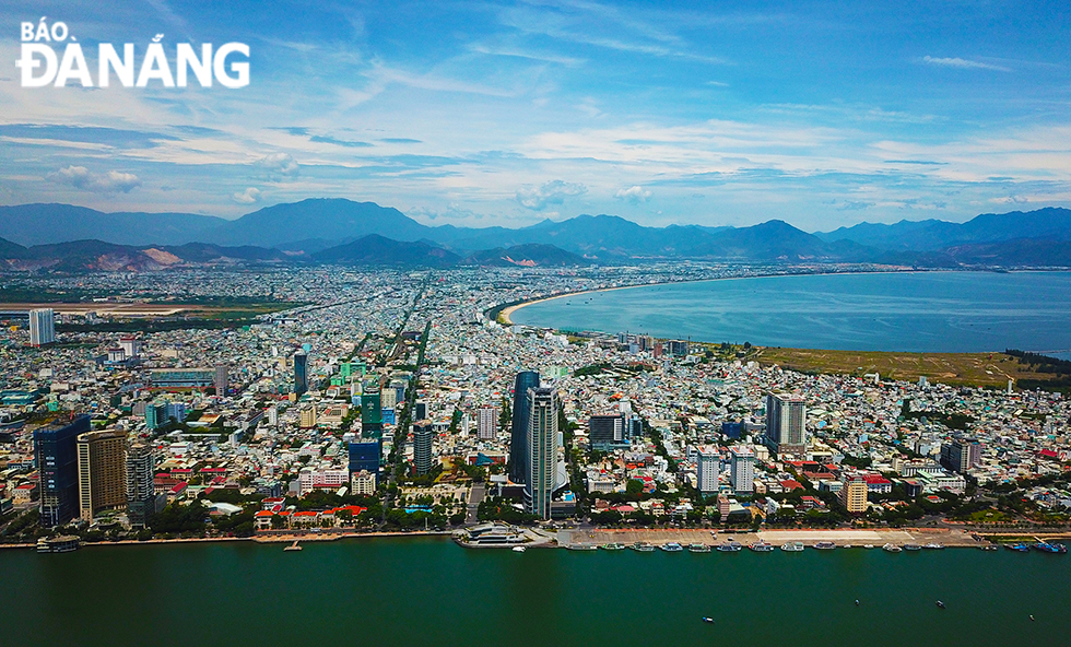 A panoramic view of Da Nang urban area seen from the Han River. Photo: G.P