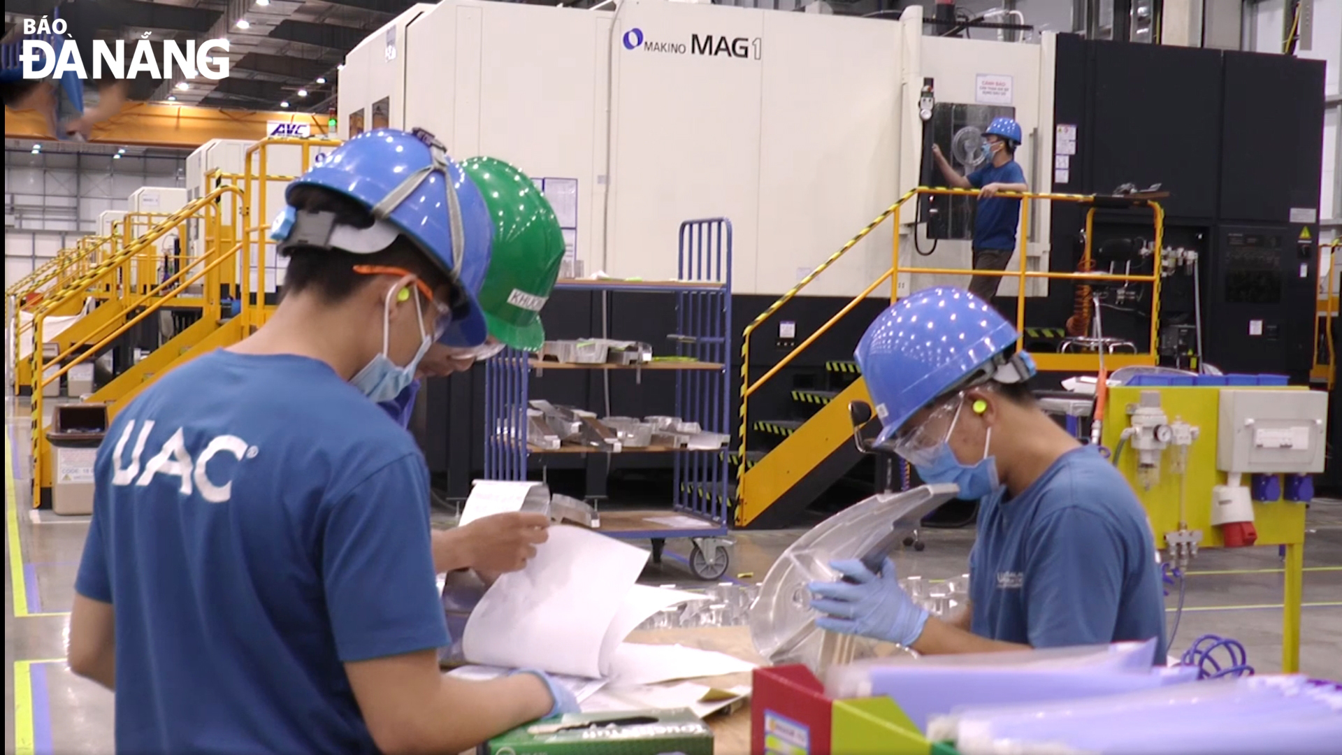 Production activities recorded at the Sunshine aerospace components factory, developed by the US-based Universal Alloy Corporation Asia Pte. LTD-UAC, in the Da Nang Hi-Tech Park. Photo: THANH LAN