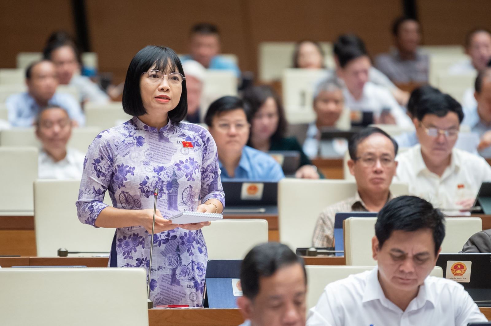 Đại biểu Nguyễn Thị Việt Nga (Đoàn ĐBQH tỉnh Hải Dương) cho rằng, cần nhìn nhận rõ nguyên nhân chủ quan dẫn đến chậm tiến độ.