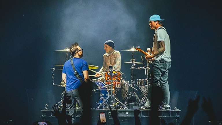 Ban nhạc Blink-182 đã tạo sức hút khán giả khi mới tái hợp. Ảnh: Shutterstock
