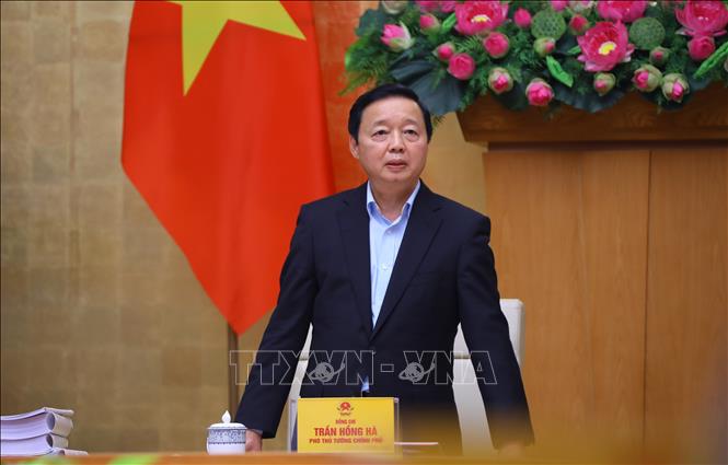 Phó Thủ tướng Trần Hồng Hà. Ảnh: Văn Điệp/TTXVN