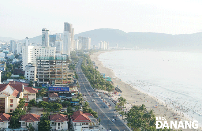 The city's technical infrastructure and tourism facilities are modernly developed, meeting tourist needs, and contributing to attracting tourism and promoting economic growth. Photo: HOANG HIEP