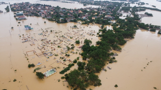 Ngập lụt tại các tỉnh từ Thừa Thiên Huế đến Quảng Ngãi, Khánh Hòa giảm nhanh sau ngày 17/11