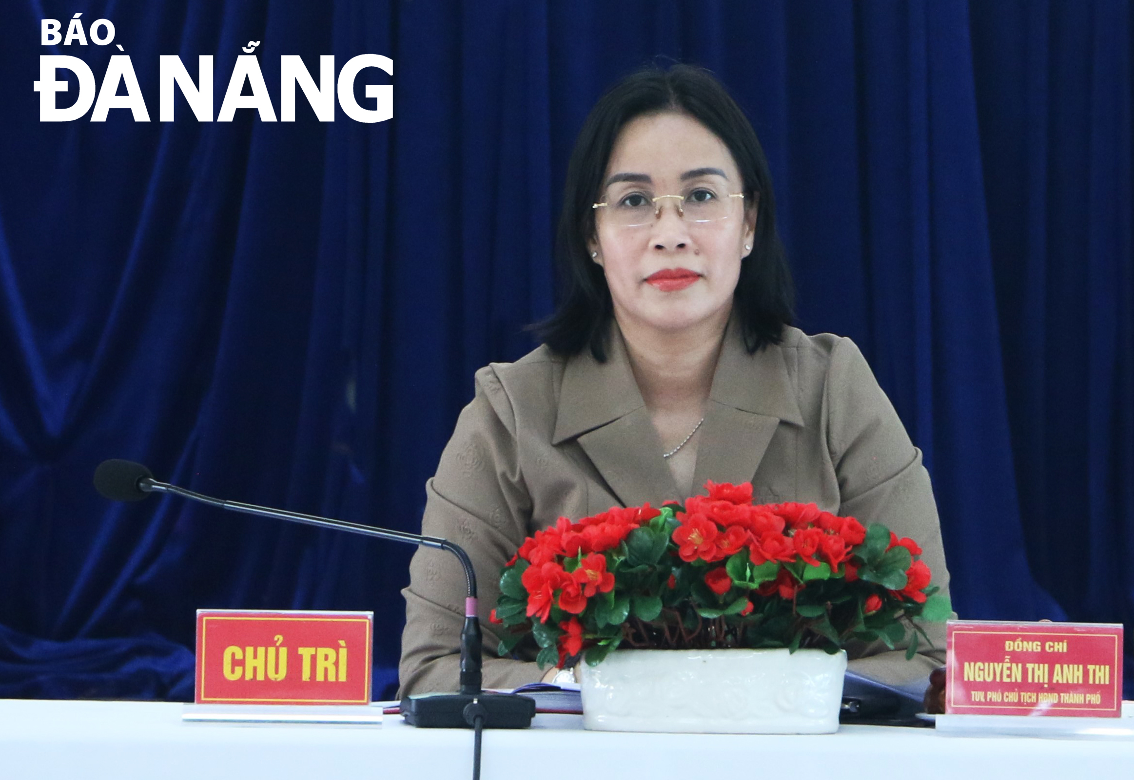 hó Chủ tịch HĐND thành phố Nguyễn Thị Anh Thi chủ trì buổi giám sát. Ảnh: T.PHƯƠNG