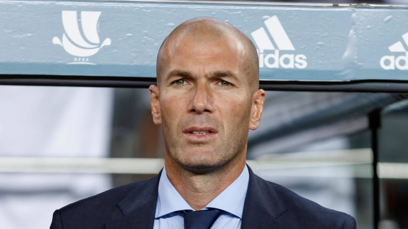 HLV Zinedine Zidane. Ảnh: Getty