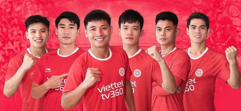 Viettel FC đổi tên thành Thể Công-Viettel. Ảnh: QĐND