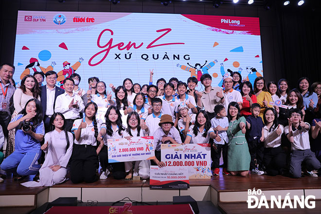 The contest attracted the participation of teams from 25 senior high schools across Da Nang, creating a vibrant learning environment for students. Photo: HUYNH LE