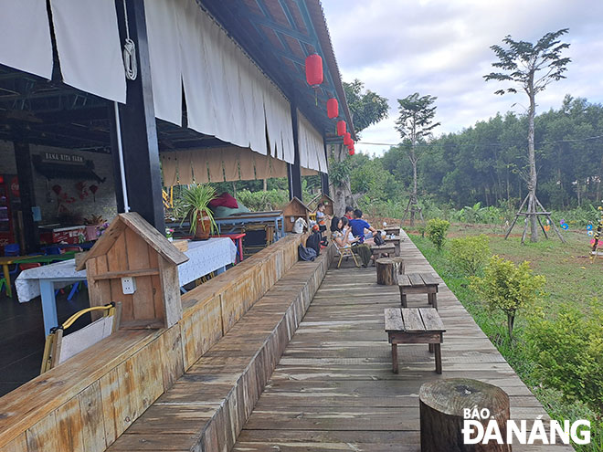 The scene is still quite pristine at the Bana Rita Farm tourist area. Photo: KHANH HOA