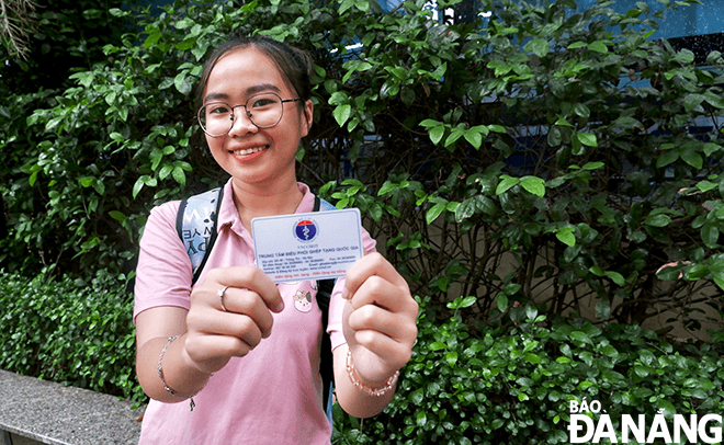 Since she was a pupil, Nguyen Ngoc Huong was determined to register as an organ tissue donor when she turned 18 years old.