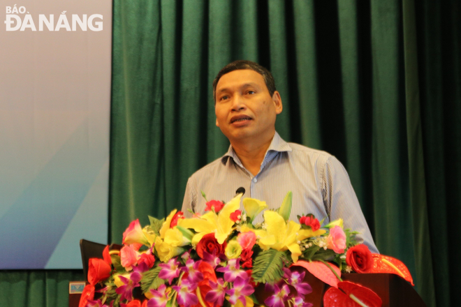 Phó Chủ tịch Thường trực UBND thành phố Hồ Kỳ Minh phát biểu chỉ đạo tại hội nghị. Ảnh: M.Q