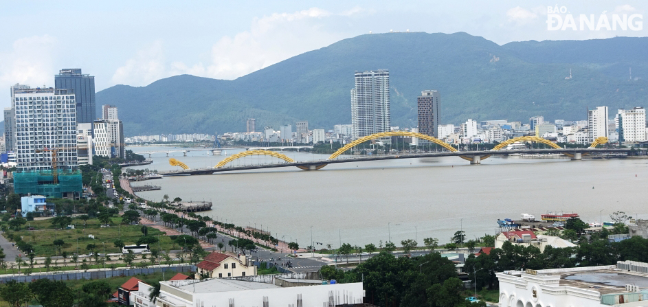 Thành phố sẽ các dự án cải tạo hạ tầng, cảnh quan, tạo điểm nhấn kiến trúc trên các tuyến đường, cảnh quan hai bên bờ sông Hàn. Ảnh: HOÀNG HIỆP