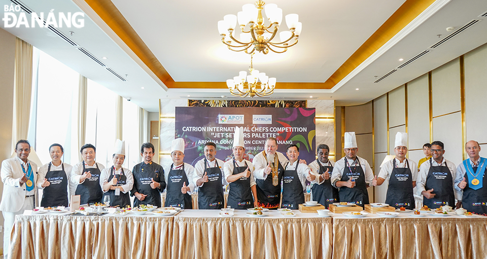 Chefs participating in the Catrion chef competition