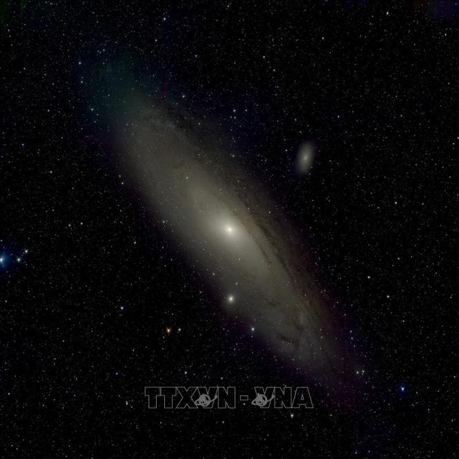 Hình ảnh Thiên hà Andromeda được chụp bằng Kính viễn vọng Khảo sát trường rộng (WFST) - do Đại học Khoa học và Công nghệ Trung Quốc và Đài quan sát Núi Tím thuộc Viện Hàn lâm Khoa học Trung Quốc phát triển. Ảnh tư liệu, minh họa: THX/TTXVN