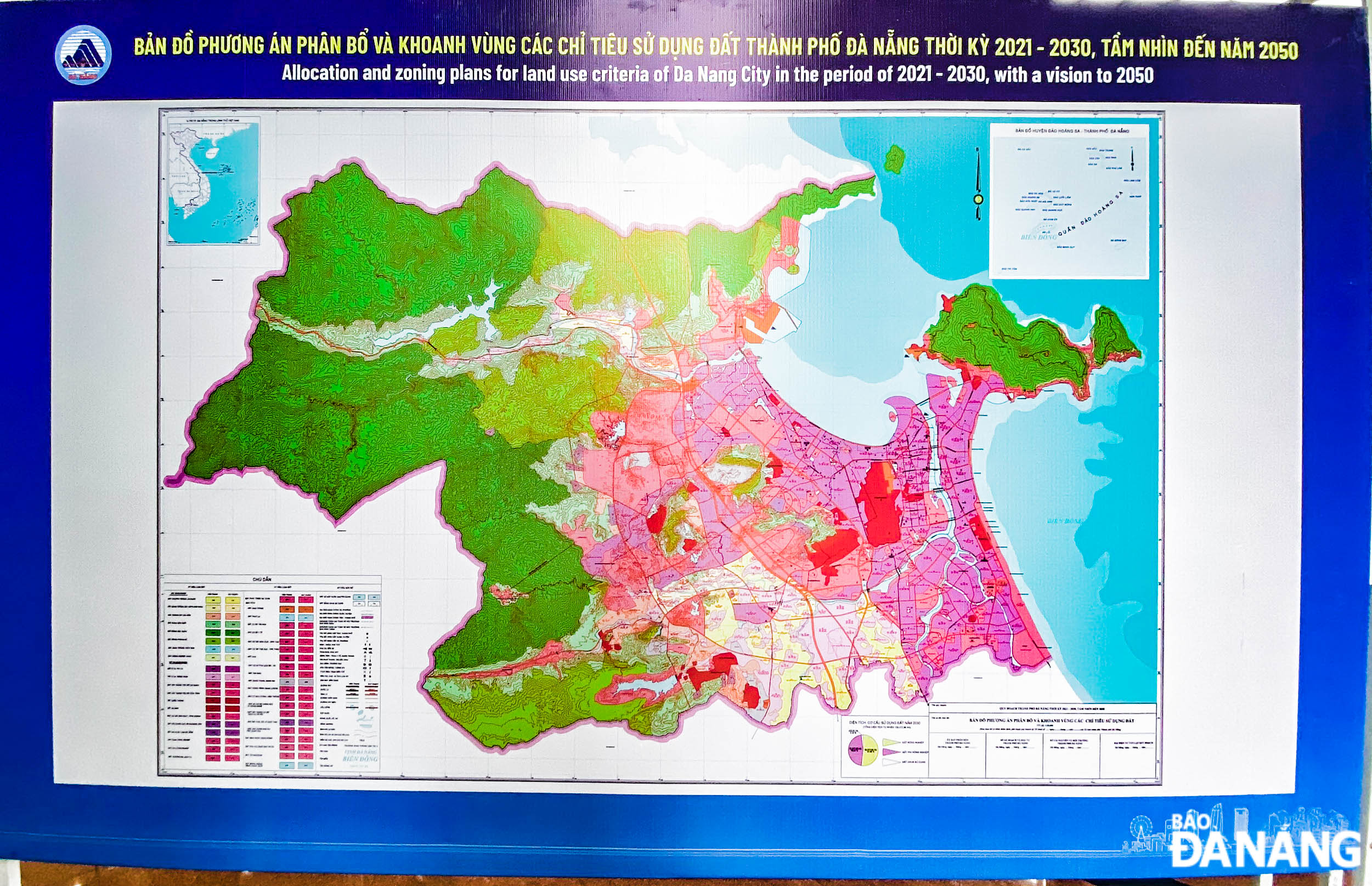 The content of the Master Plan clearly states the city's viewpoints, goals and development directions until late 2030 with a vision to 2050.